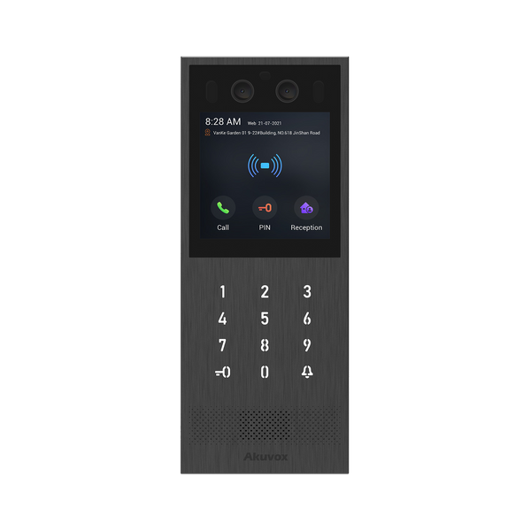X912S - Багатоабонентна панель виклику з розпізнаванням обличчя, NFC та Bluetooth 00-00001880 фото